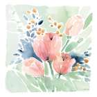 Tulip Bower Art Print
