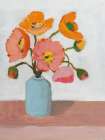 Sorbet Poppies II Art Print