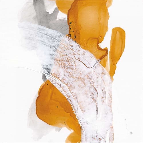 Amber Wash II Art Print