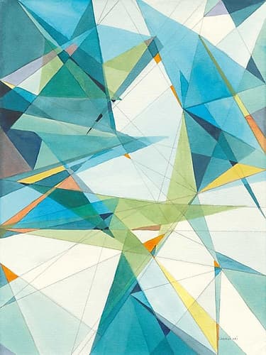 Prism II Oasis Art Print