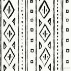 Botanical Sketches Pattern IIA Black & White Print