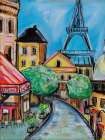 Paris Evening II Art Print