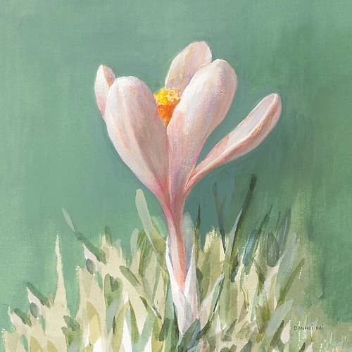 Soft Crocus Minimalist Print