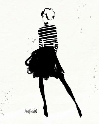 Style Sketches VII Art Print