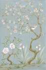 Spring Mural I Blue Art Print