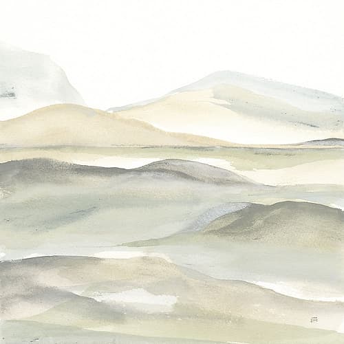 Valleyscape I Green Art Print