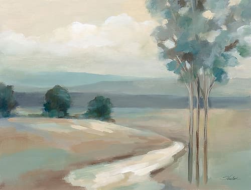Sage Trees Landscape Print