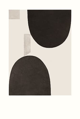 Half Domes II Art Print
