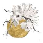 Delicate Gilded Vase I Art Print