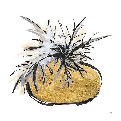 Gilded Vase III Art Print