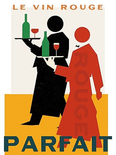 Le Vin Rouge Parfait Art Print