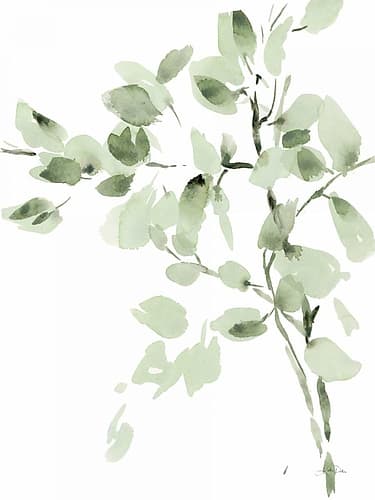 Cascading Branches II Art Print