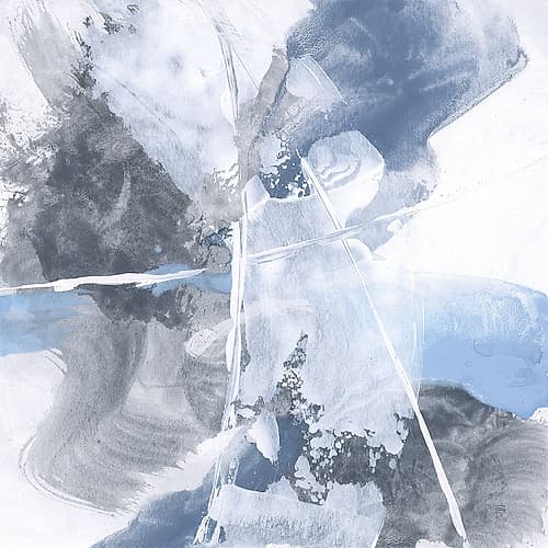 White Line Blues IV Art Print