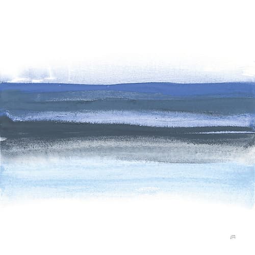 Shaded Blues I Coastal Print