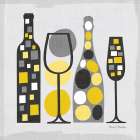 Modern Kitchen Square I Yellow Kitchen Print
