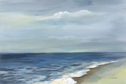 Silent Waves Coastal Print