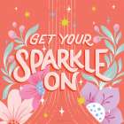 Sparkle I Sq Art Print