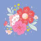 Floral Bouquet I Art Print