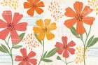 Mod Floral I Art Print