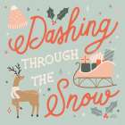 Reindeer Holiday IV Art Print