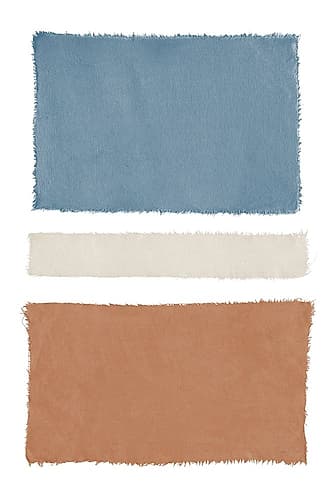 Warm Painted Weaving V Art Print