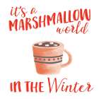 Cozy Winter VII Red Kitchen Print