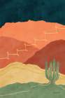 Mountainous II Art Print
