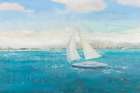 Sailing Into the Blue Art Print