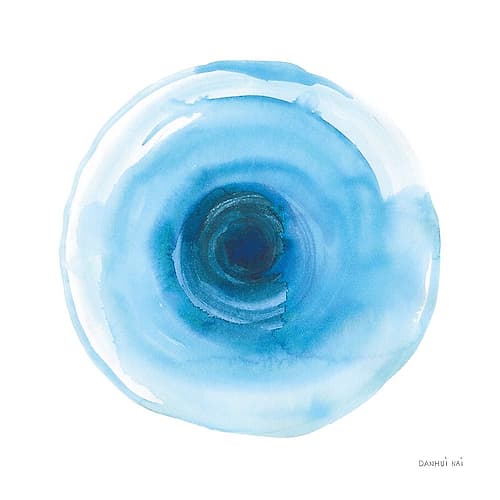 Center of Blue I Minimalist Print