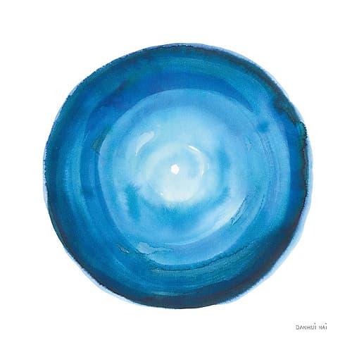 Center of Blue II Minimalist Print