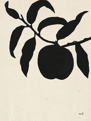 Peach II Food Print
