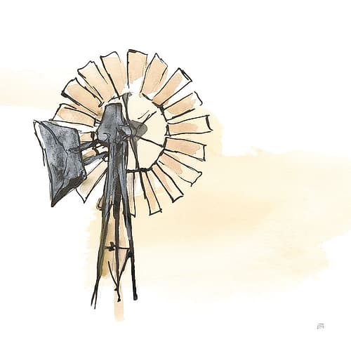 Windmill II Art Print