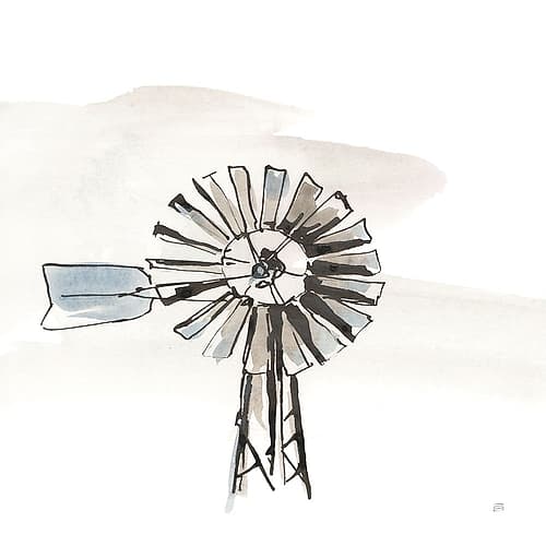 Windmill VI Art Print