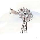 Windmill VII Art Print