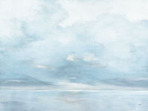 Glint on the Horizon Blue Coastal Print