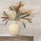 Protea Still Life II Neutral Art Print