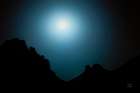 Blue Moon Desert Art Print