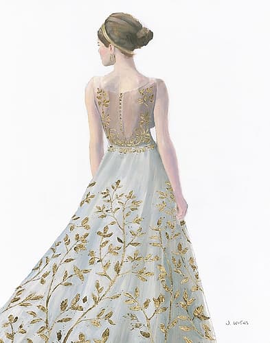 Beautiful Lady II Dress Art Print
