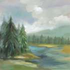 View from the Lodge Art Print