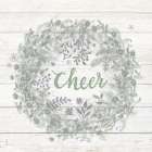 Frost Peace Sage Silver Art Print