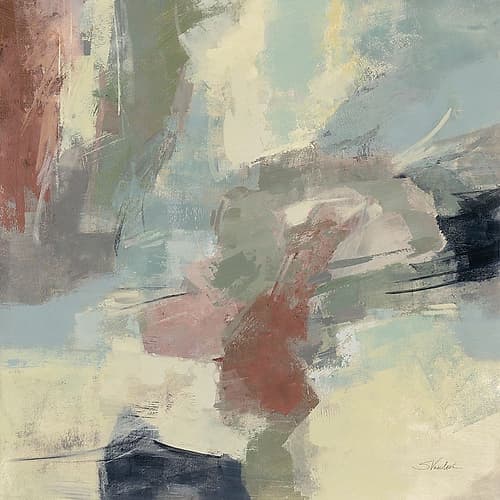 Farm Field Gray Art Print