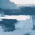 Escalante Mood Blue and White Sq Art Print by Danhui Nai