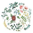 Victorian Garden Bright II Art Print