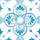 Blooming Orchard Tile I Art Print