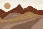Peru Trails Neutral Art Print