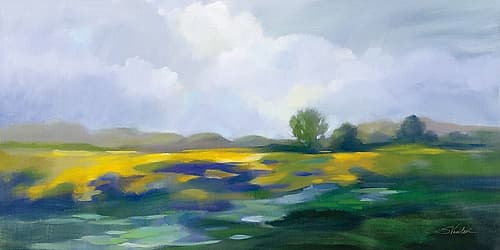 Spring Green Landscape Print