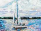 Sunday Sail Light Art Print
