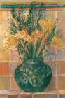 Grasses in Green Vase Art Print