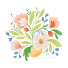 Sweet Bouquet II Bright Art Print
