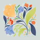 Floral Study II Bright Art Print